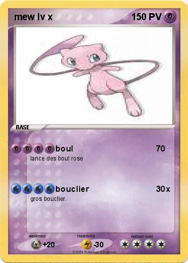 Pokemon mew lv x