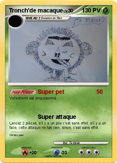 Pokemon Tronch'de macaque
