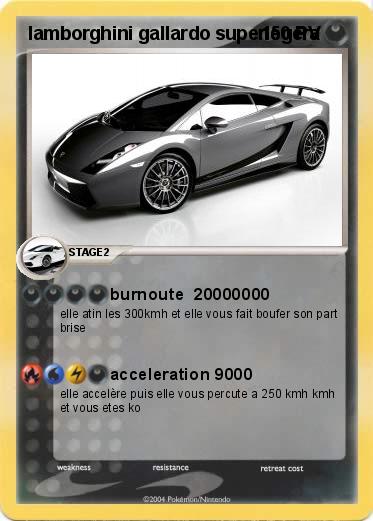 Pokemon lamborghini gallardo superlegera