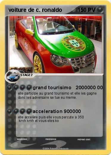 Pokemon voiture de c. ronaldo