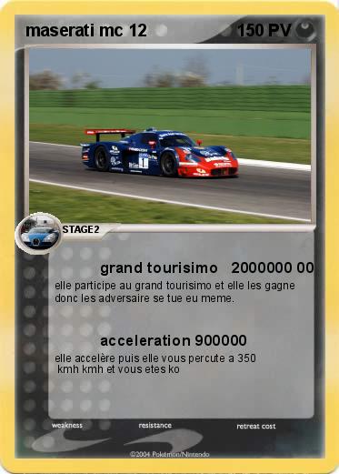 Pokemon maserati mc 12