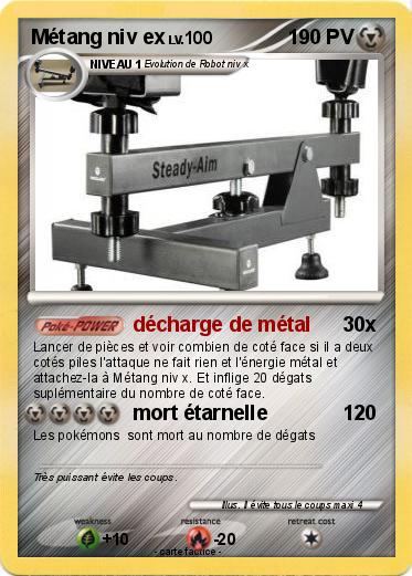 Pokemon Métang niv ex