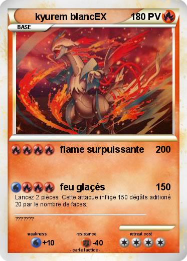 Pokemon kyurem blancEX