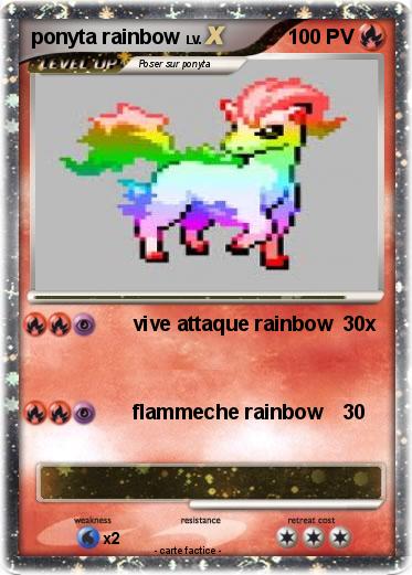 Pokemon ponyta rainbow