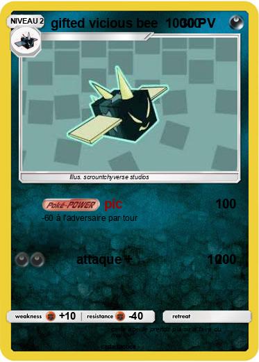 Pokemon gifted vicious bee  10000