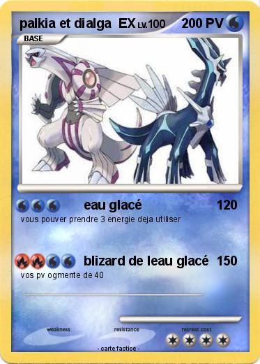 Pokemon palkia et dialga  EX