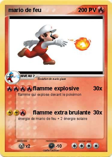 Pokemon mario de feu