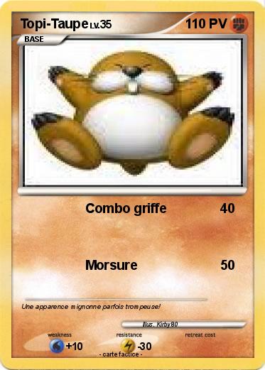 Pokemon Topi-Taupe