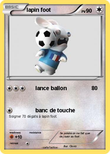 Pokemon lapin foot
