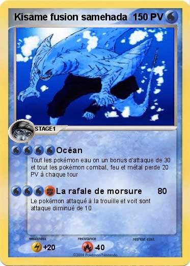Pokemon Kisame fusion samehada