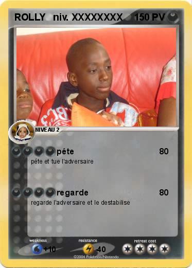 Pokemon ROLLY   niv. XXXXXXXX