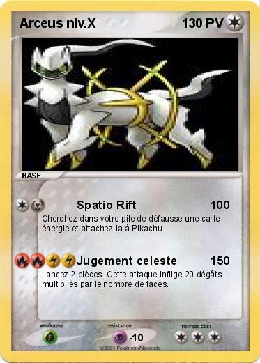 Pokemon Arceus niv.X
