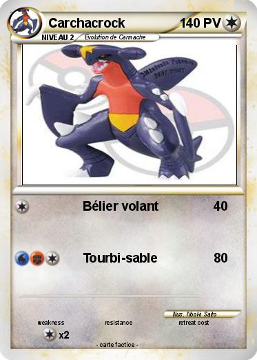 Pokemon Carchacrock
