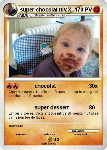 Pokemon super chocolat niv.X