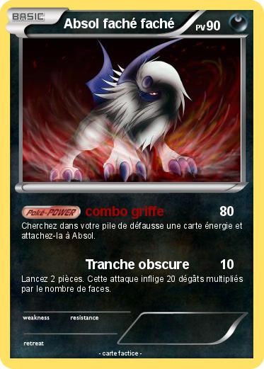 Pokemon Absol faché faché