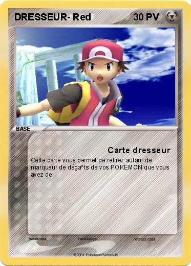 Pokemon DRESSEUR- Red