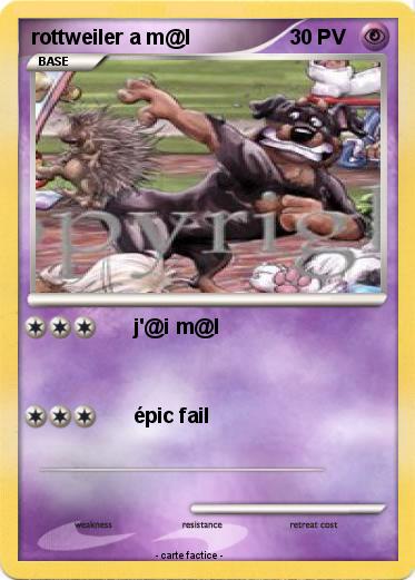 Pokemon rottweiler a m@l