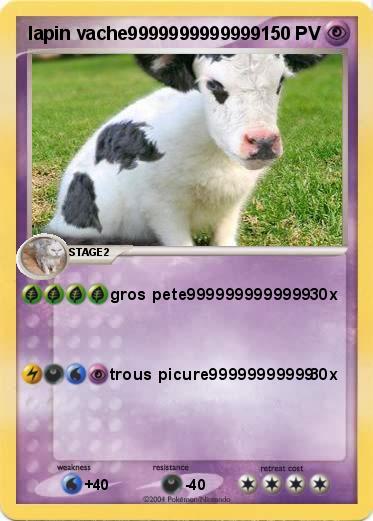 Pokemon lapin vache9999999999999