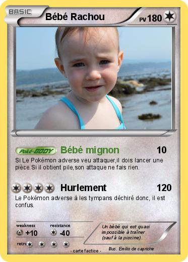 Pokemon Bébé Rachou