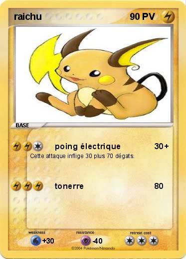 Pokemon raichu