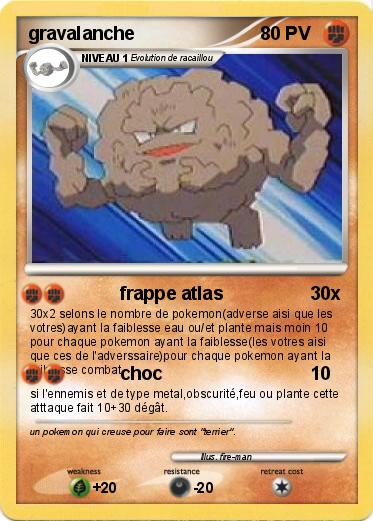 Pokemon gravalanche