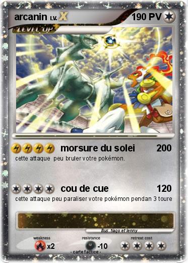 Pokemon arcanin