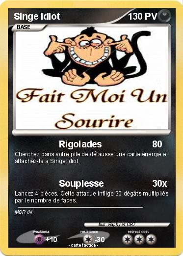Pokemon Singe idiot