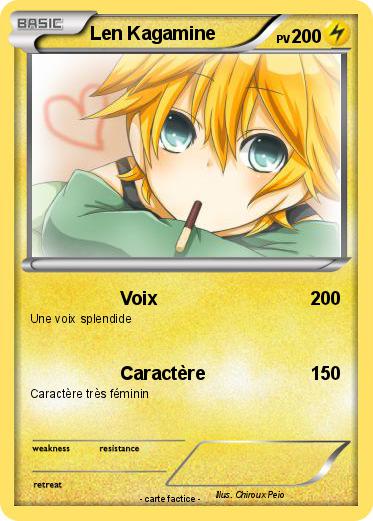 Pokemon Len Kagamine