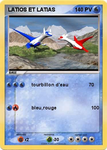 Pokemon LATIOS ET LATIAS