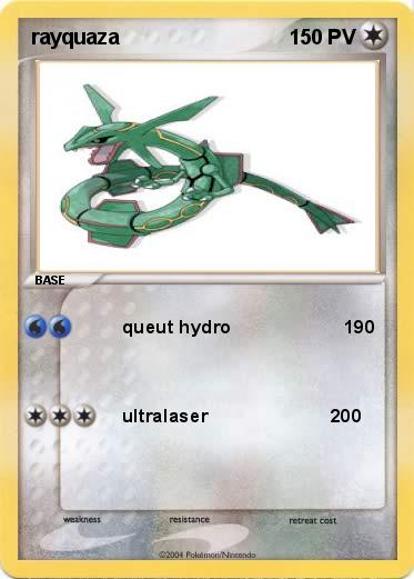 Pokemon rayquaza                                                                    