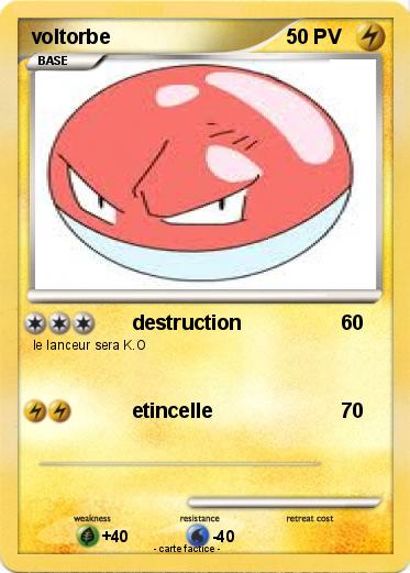 Pokemon voltorbe