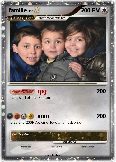 Pokemon famille