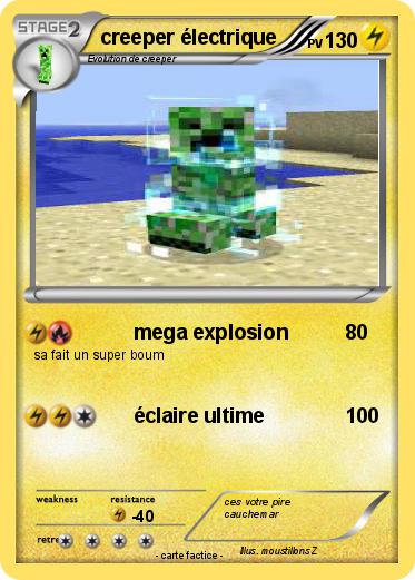Pokemon creeper électrique