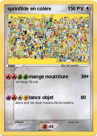 Pokemon sprinfilde en colère