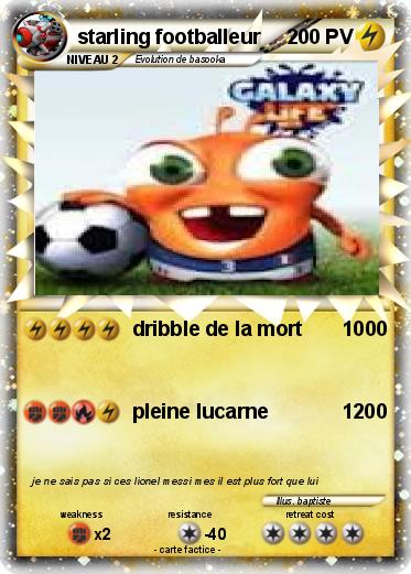 Pokemon starling footballeur