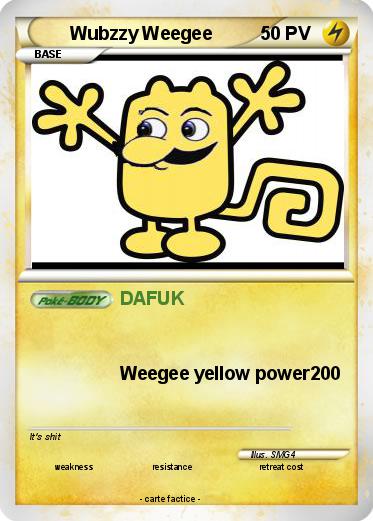 Pokemon Wubzzy Weegee