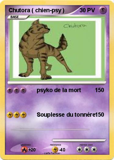 Pokemon Chutora ( chien-psy )