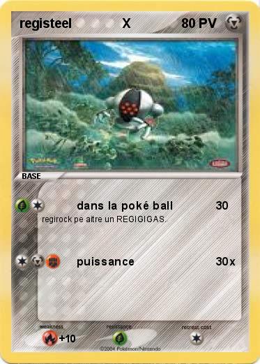 Pokemon registeel              X