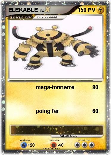 Pokemon ELEKABLE