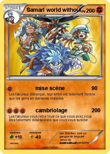 Pokemon Samarl world without