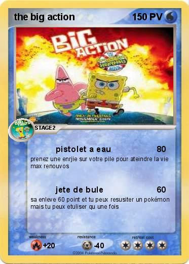 Pokemon the big action