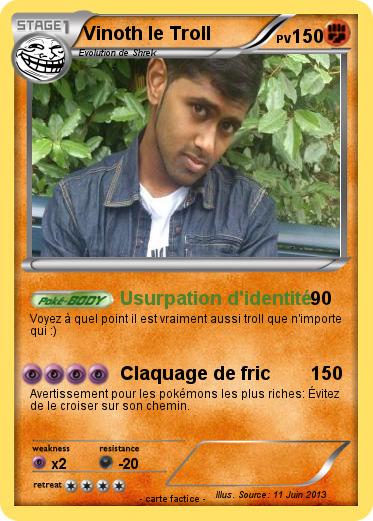 Pokemon Vinoth le Troll