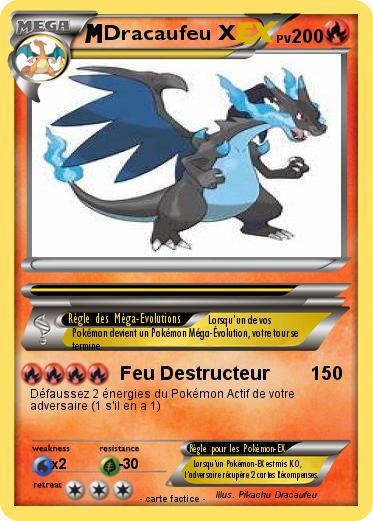 Pokemon Dracaufeu X