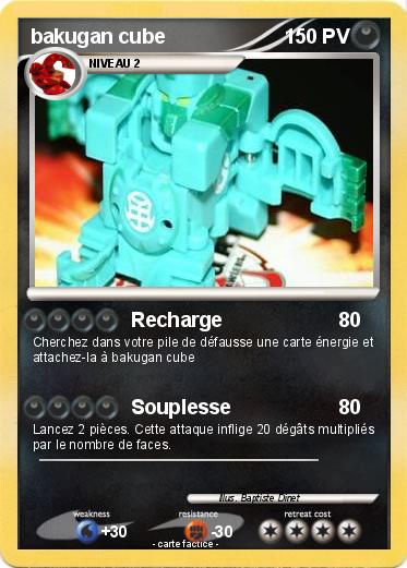 Pokemon bakugan cube