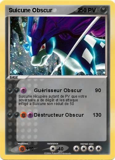 Pokemon Suicune Obscur                2