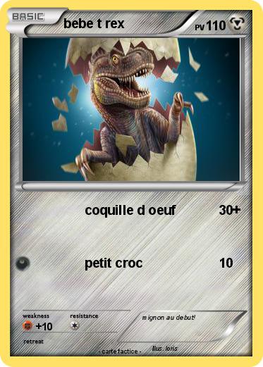 Pokemon bebe t rex