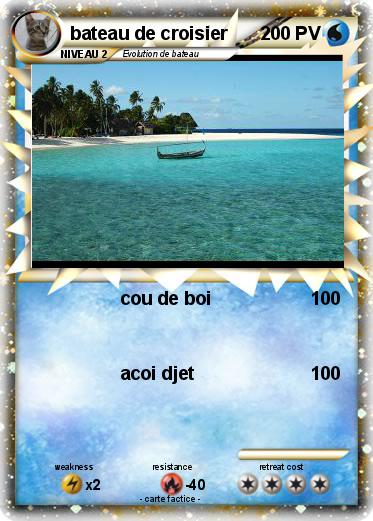 Pokemon bateau de croisier