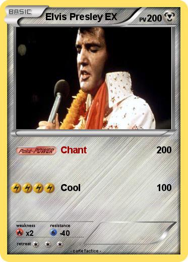 Pokemon Elvis Presley EX