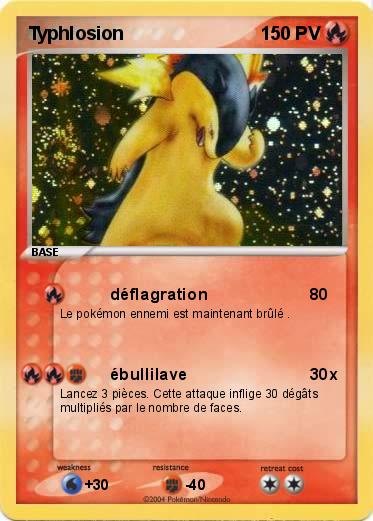 Pokemon Typhlosion 