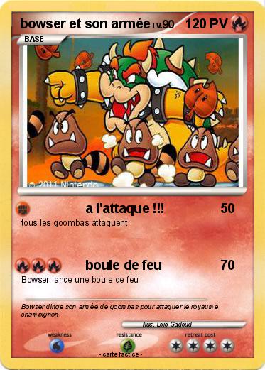 Pokemon bowser et son armée